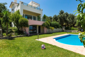 Archos Villa with Pool, Play Area,BBQ & Amazing View!!